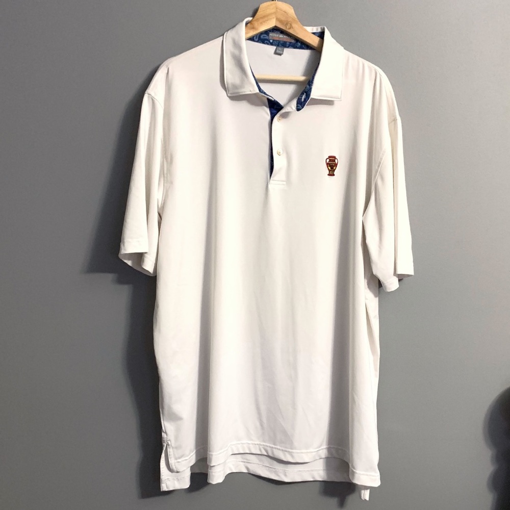 Peter Millar Mens Summer Comfort Polo Shirt Sz. XL